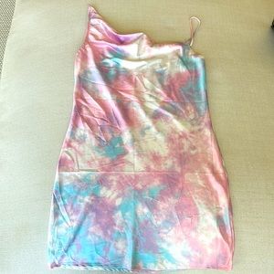 Frankies Bikini Mini Tie Dye dress -size Small